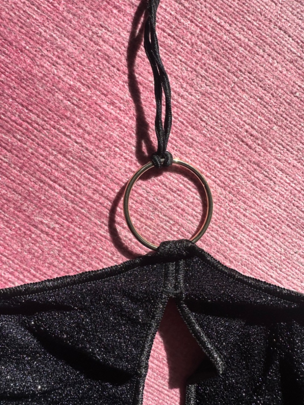 Oseree Black Halter one piece swimsuit - Picture 5 of 5